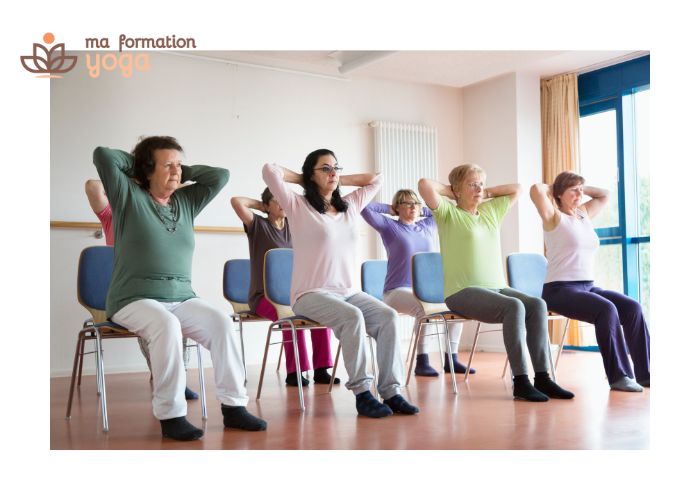 yoga sur chaise senior