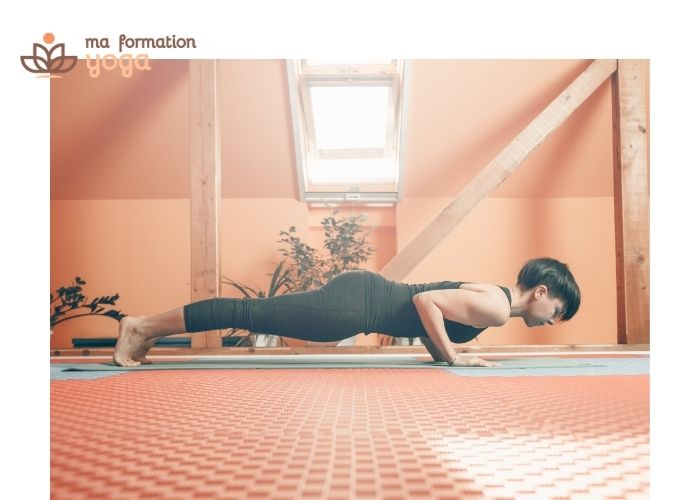 yoga vinyasa postures - Chaturanga Dandasana